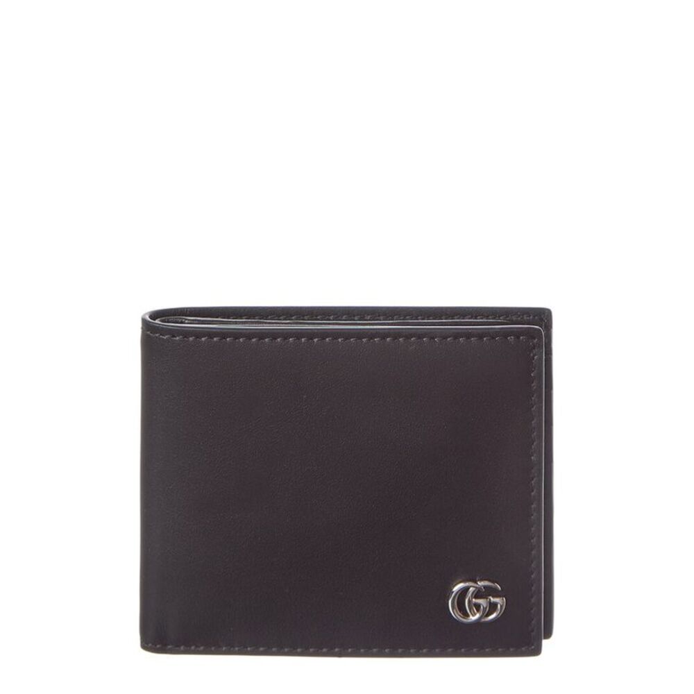 Gucci Gg Marmont Leather Bifold Wallet, Black